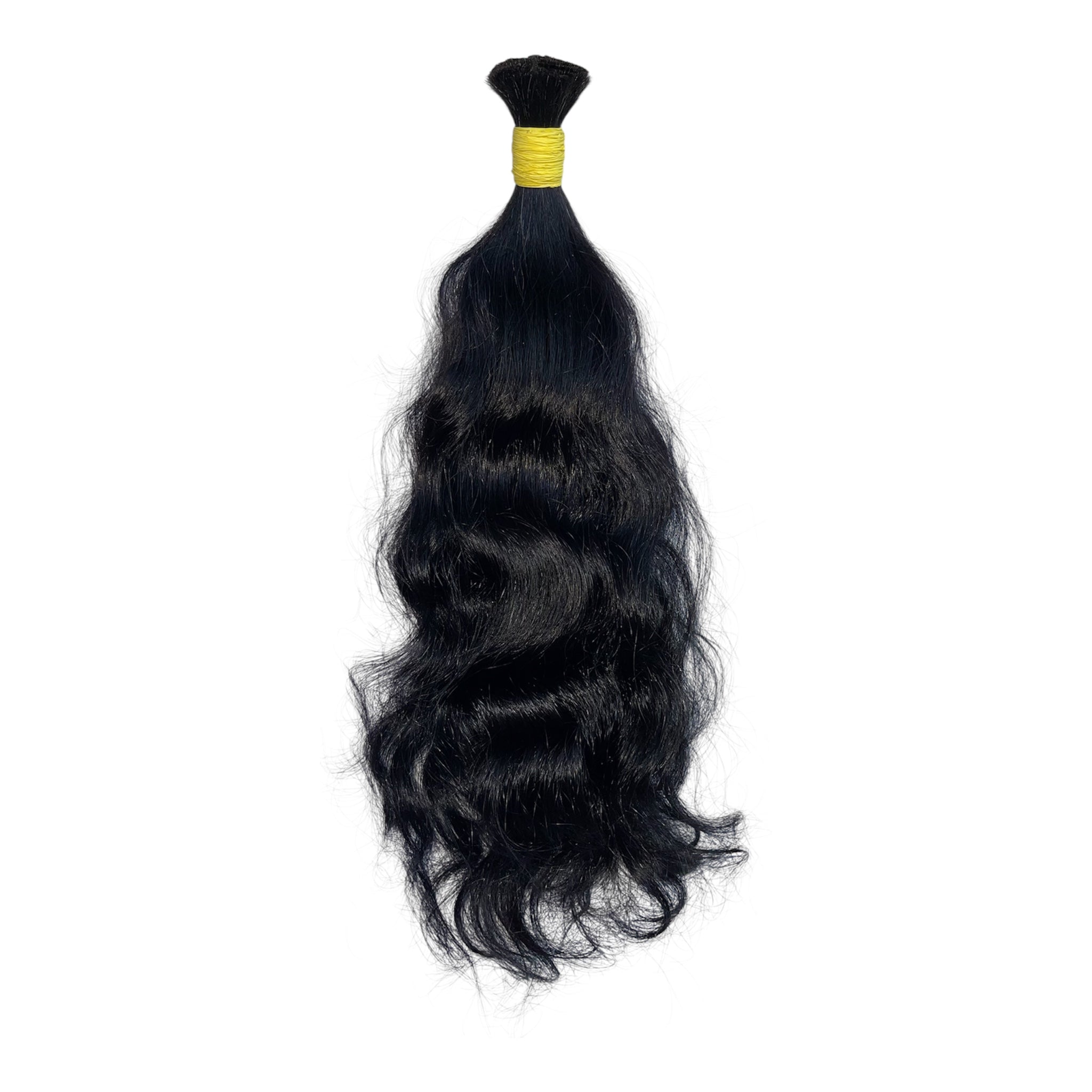 Curly-C Natural Dark Brown Bulk Hair