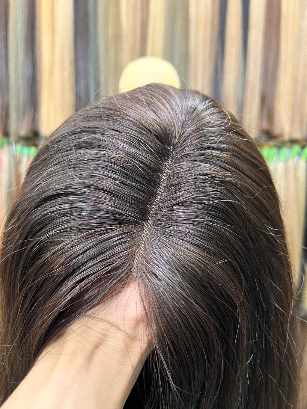 Cambodian Raw Hair Born Straight Natural Brown SUK#6B4F3F