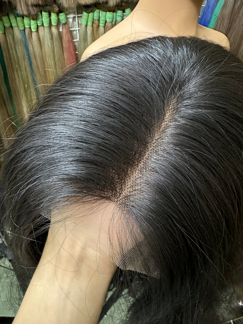 Raw Hair Natural Black Curly Wig – A SUK1B