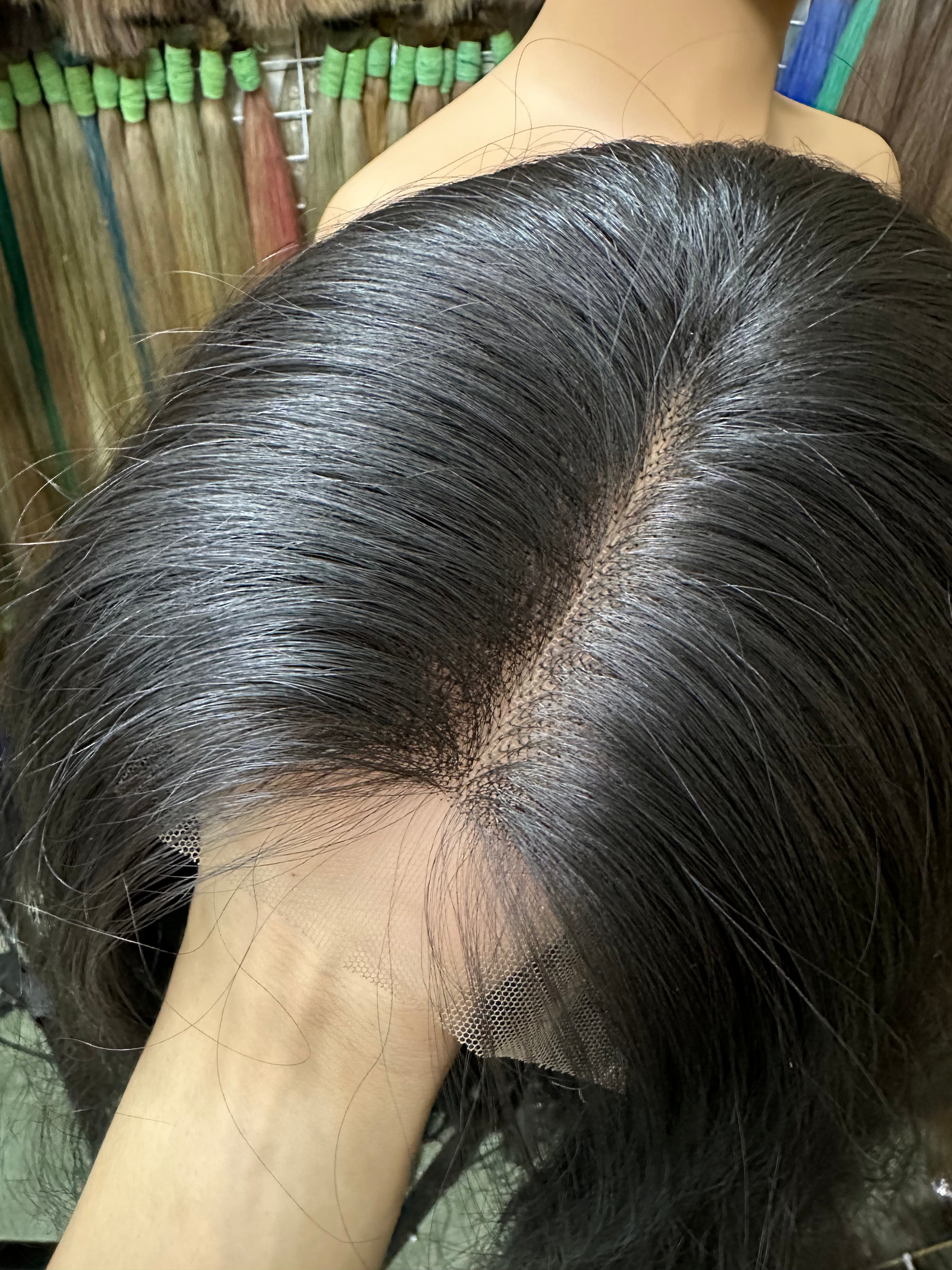 Raw Hair Natural Black Curly Wig – A SUK1B