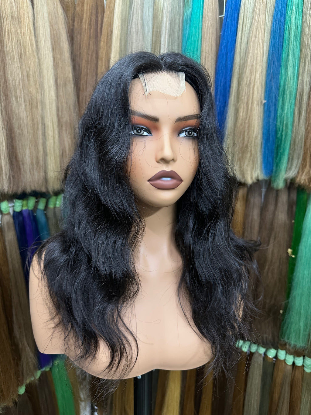 Cambodian Raw Hair Wig Curly-B SUK#WCB00