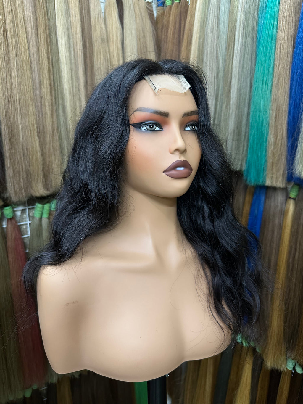 Cambodian Raw Hair Wig Curly-B SUK#WCB00