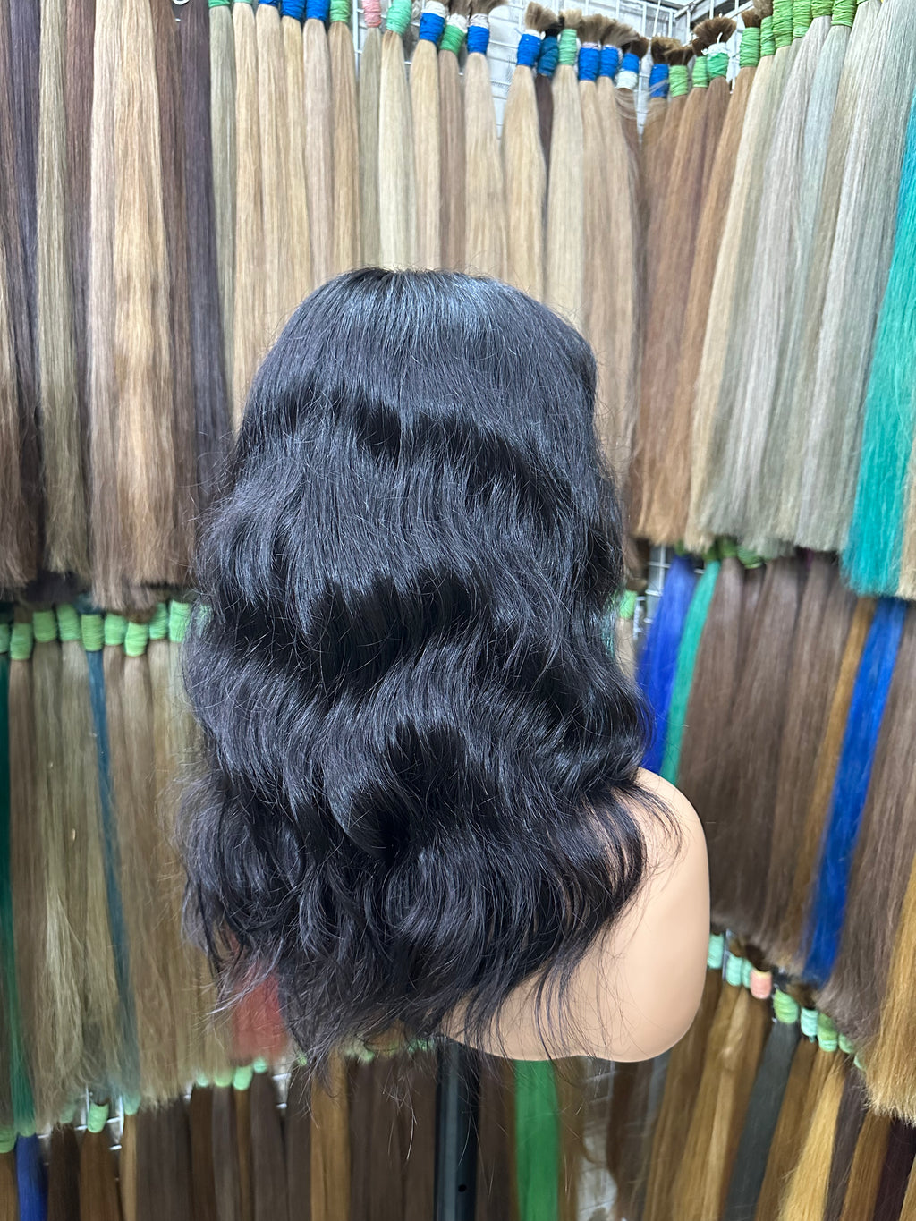 Cambodian Raw Hair Wig Curly-B SUK#WCB00