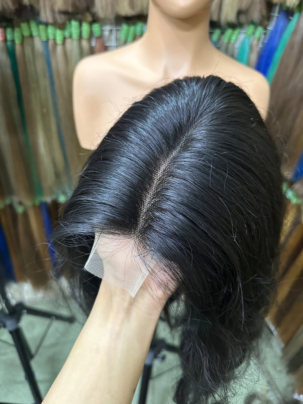 Cambodian Raw Hair Wig Curly-B SUK#WCB00