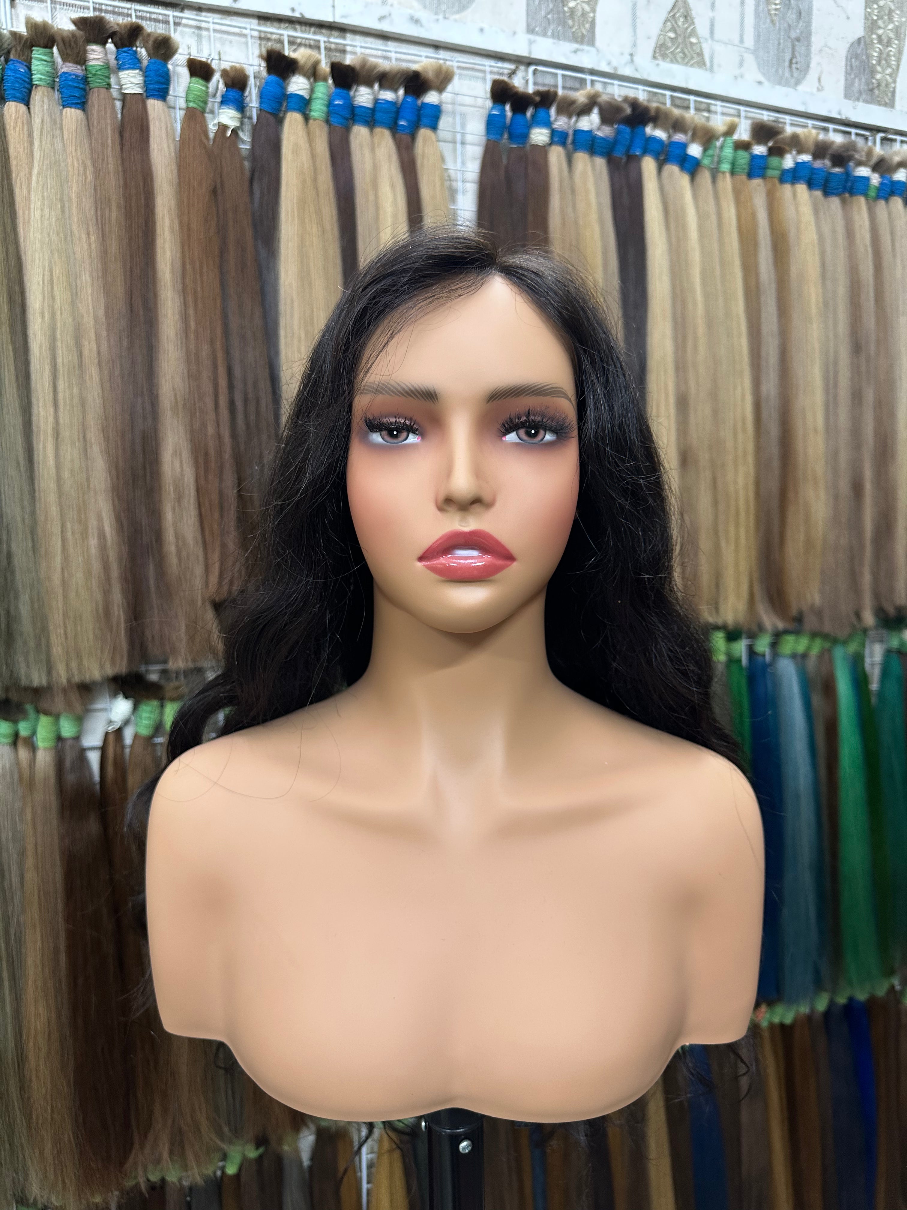 Natural Curly-B Cambodian Raw Hair- SKUWCC1B