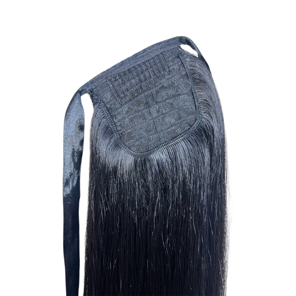 Ponytail Born Straight Black P001
