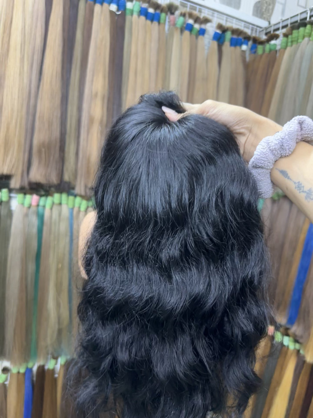 Raw Hair Natural Black Curly Wig – A SUK1B