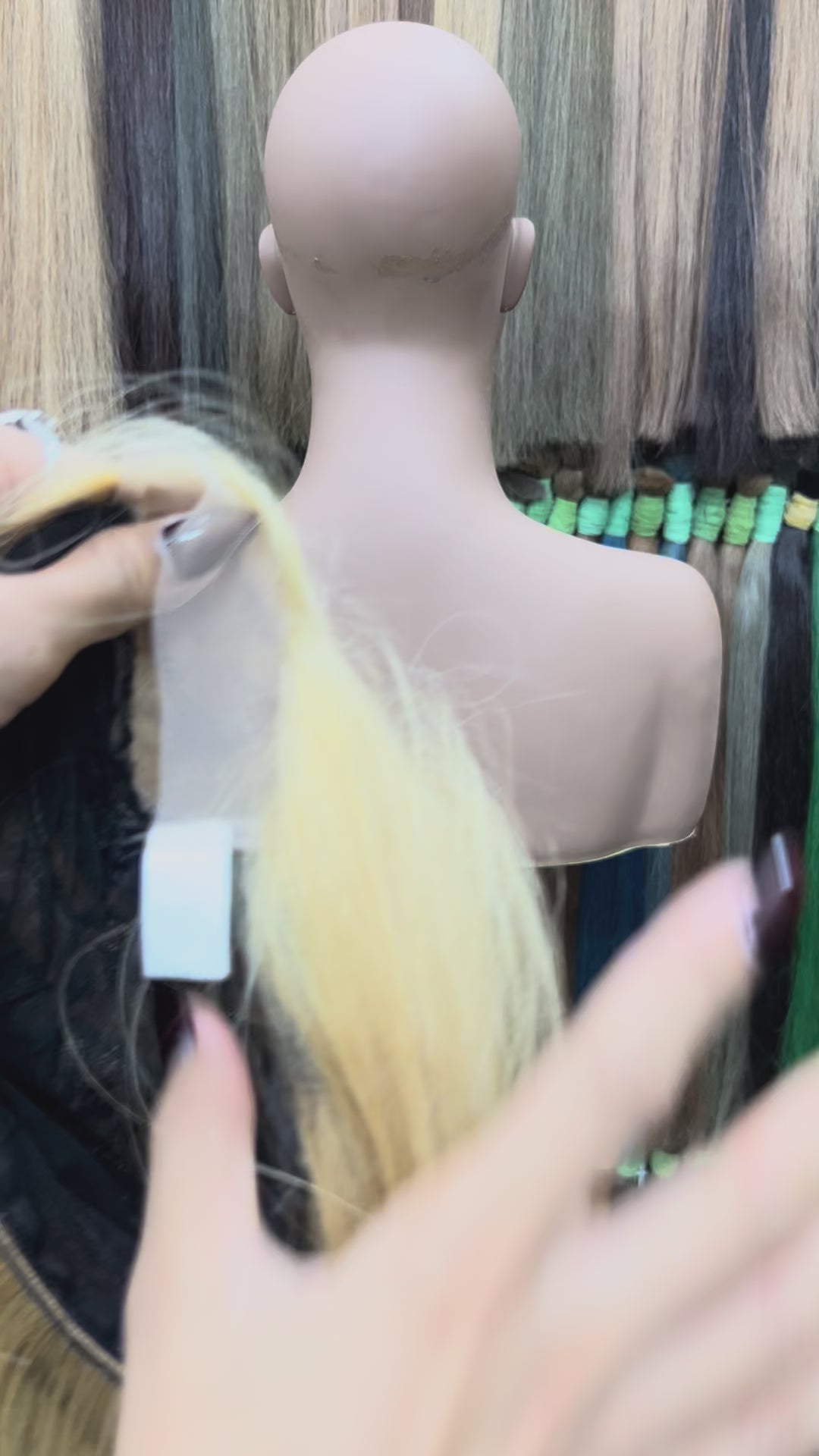 Cambodian Blonde hair straight SUK#BF613