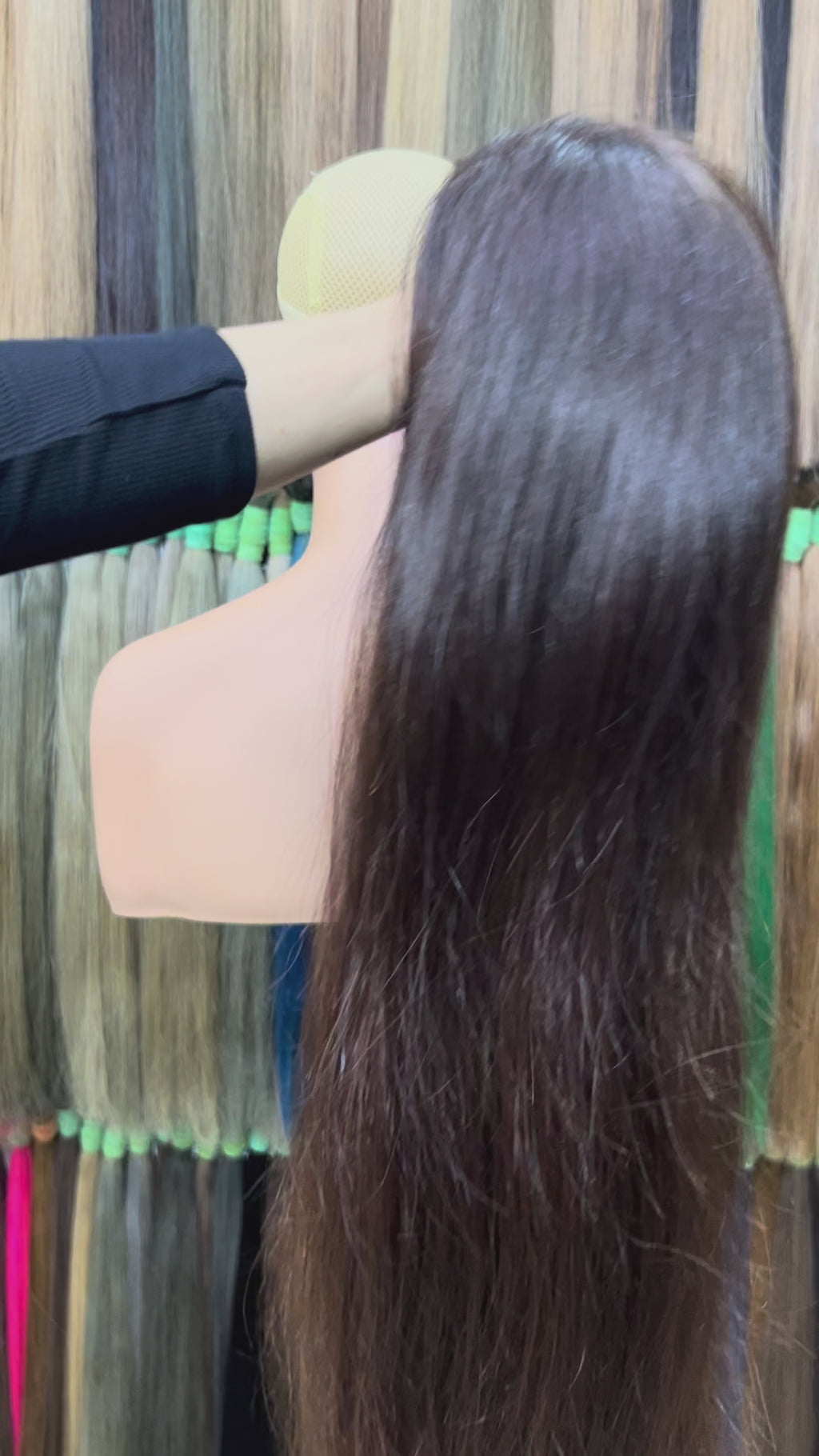 Cambodian Raw Hair Born Straight Natural Brown SUK#6B4F3F